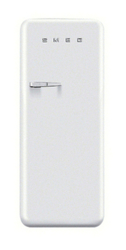 Smeg FAB28Q Fridge with Freezer Compartment, A++ Energy Rating, 60cm Wide, Right-Hand Hinge White